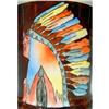 Image 1 : ANTIQUE PORCELAIN CUP HAND PAINTED WITH INDIAN #2125790