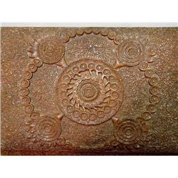 HAND CARVED TEAK BOX  #2125852