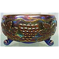 Fenton Cobalt Carnival Grape & Cable Fernery #2125858