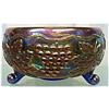 Image 1 : Fenton Cobalt Carnival Grape & Cable Fernery #2125858