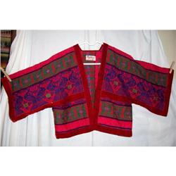 Vintage Woven Guatemala Bolero Jacket #2125873