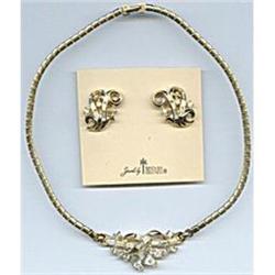 Trifari Demi Parure Vintage 1951 Bouquet Set #2125924