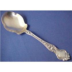 VIOLET BY WALLACE STERLING SILVER BERRY SPOON #2125941