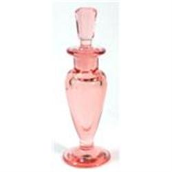 Paden City Pink Elegant Glass Perfume Bottle #2125959