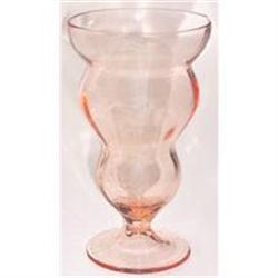 Federal LIDO Rose Glow Glass Footed Tumbler Set#2125977