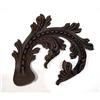 Image 1 : Leave Ornament in Iron for Gardens, grates and #2126416