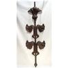 Image 1 : Leaves Ornament in Iron for Gardens, grates and#2126420