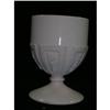 Image 1 : EAPG FLINT MILK GLASS PANELED WHEAT RING STEM #2126447