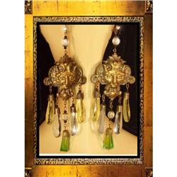 DRAMA! Vintage Renaissance Mythical earrings #2126514