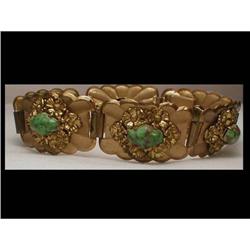 vintage Egyptian Revival Glass bracelet #2126520