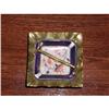 Majolica/Gaudy Dutch and Brass Pen Holder #2126570