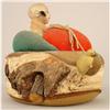 Image 1 : Japanese Antique Pin Cushion, Tree Bark Intact #2126589