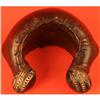 Image 1 : Clay and Leather Cameroon Bracelet / Rattler #2126591