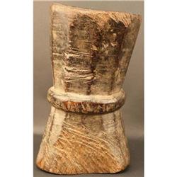 Beautiful Indian Folk Art, Wood Grain Grinder #2126593