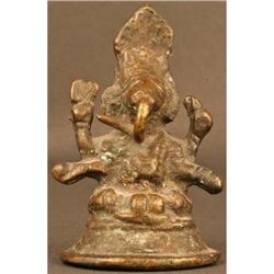 19th Cent. Bronze Balamuri Ganesha, Right Trunk#2126596