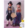 Image 1 : Doll Celluloid German Couple Dolls  10" #2126657