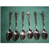 Image 1 : 6 different  silver  indonesian teaspoons #2126707