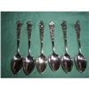 Image 1 : 6 different  silver  indonesian teaspoons #2126707