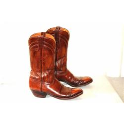 Lucchese Brown Men's Cowboy Boots 12AA #2126773