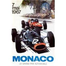 Monaco 1967 Poster, Later printing ca 1980s #2126820