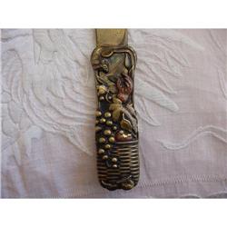 Japanese Meiji Mixed Metal Page Turner #2136525