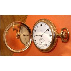 Antique Elgin 14k Pocket Watch - Inscribed #2136536