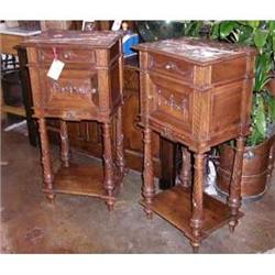 Pair of Louis XVI Style Bedside Cabinets #2136544