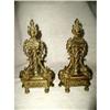 Image 1 : Pair Brass Chevets France C.1900 #2136570