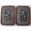 Image 1 : JAPANESE CLOISONNE ENAMEL BUCKLE #2136618