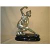 Lg Bronze Girl w/Castenetts In A Dancing Pose  #2136693