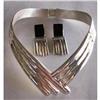 Image 1 : MEXICAN MODERNIST Sterling Necklace #2136698