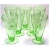 7 Floral Etch Elegant Depression Glass Tumblers#2136851