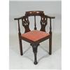 Image 1 : Chippendale Style Corner Chair 19th century #2136885