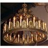 Antique French Bronze Chandelier Fixture #2136896
