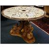 Image 1 : Round Marble Dining Center Table #2136968