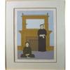 Image 1 : Will Barnet Original Reflection Framed Original#2137004