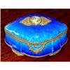 RARE IRIDESCENT COBALT BLUE PORCELAIN & BRONZE #2137033