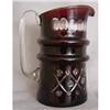 Image 1 : Victorian Ruby Glass Water Jug #2137035