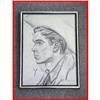 Image 1 : Original 1947 Signed Cowboy Portrait Drawing #2137085