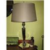 Image 1 : LARGE SILVER PLATED TABLE LAMP #2137293