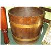 Image 1 : OAK  BRASS  BOUND LOG BIN #2137301