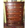 Image 1 : WALNUT EASTLAKE CHEST OF DRAWERS #2137313