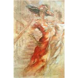 Gary Benfield, Elegance, Signed SS on Linen #2137409