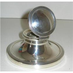English Sterling Silver Capstan Inkwell #2137457