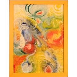 Swirls of Color abstract modern painting #2150584