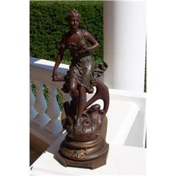 French Statue "Woman" signed Rancoulet #2150730