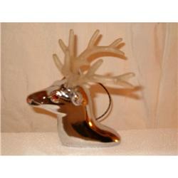 stag lighted hood ornament 1960 Chrome #2150794