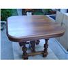Image 1 : Henri II Style Walnut Dining Table #2150803