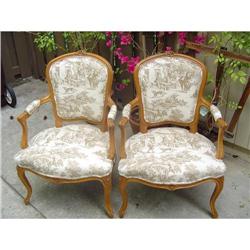 French Provincial style Beachwood Chairs #2150804