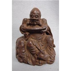 Nice  Carved  Bamboo  Root  of  LouHan #2150807